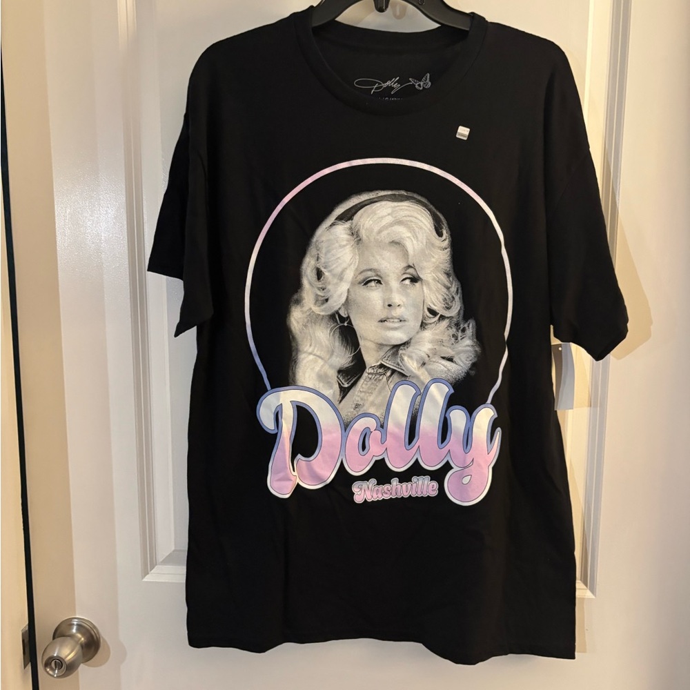 Mens Dolly Parton Nashville Graphic Tee Sz Large